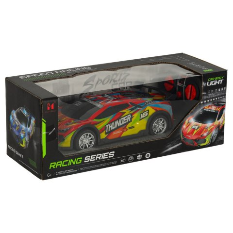 Samochód RC sportowy zdalnie sterowany na pilot auto wyścigowe drift z LED światłami czerwony Kik Sp. z o. o. Sp. k. Samochód RC sportowy zdalnie sterowany na pilot auto wyścigowe drift z LED światłami czerwony Kik Sp. z o. o. Sp. k.