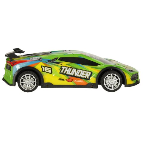 Samochód RC sportowy zdalnie sterowany na pilot auto wyścigowe drift z LED światłami zielony Kik Sp. z o. o. Sp. k. Samochód RC sportowy zdalnie sterowany na pilot auto wyścigowe drift z LED światłami zielony Kik Sp. z o. o. Sp. k.