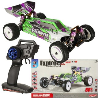 Samochód zdalnie sterowny terenowy wyczynowy WLToys 104002 1:10 4WD 2,4Ghz Kik Sp. z o. o. Sp. k.