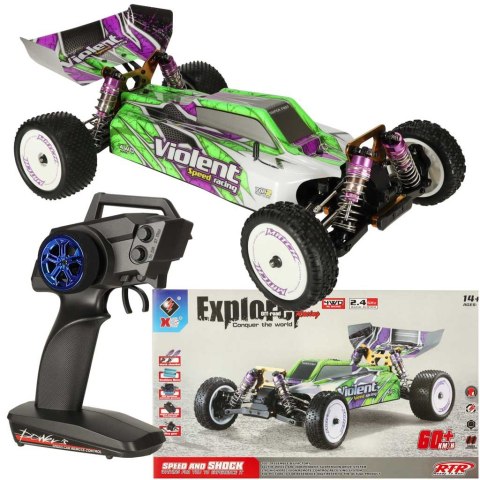 Samochód zdalnie sterowny terenowy wyczynowy WLToys 104002 1:10 4WD 2,4Ghz Kik Sp. z o. o. Sp. k. Samochód zdalnie sterowny terenowy wyczynowy WLToys 104002 1:10 4WD 2,4Ghz Kik Sp. z o. o. Sp. k.