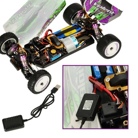 Samochód zdalnie sterowny terenowy wyczynowy WLToys 104002 1:10 4WD 2,4Ghz Kik Sp. z o. o. Sp. k. Samochód zdalnie sterowny terenowy wyczynowy WLToys 104002 1:10 4WD 2,4Ghz Kik Sp. z o. o. Sp. k.