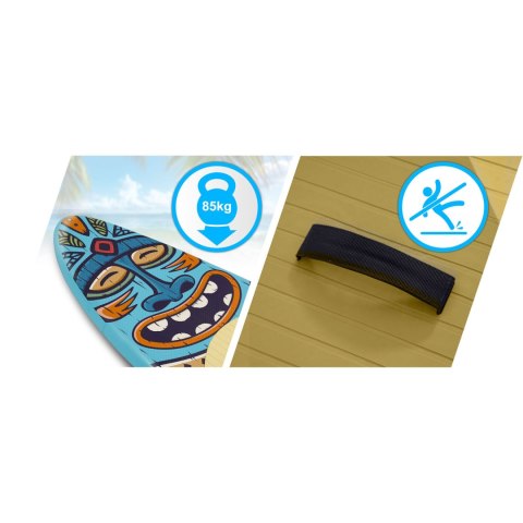 Deska SUP Aquasurf 275 x 76 x 12 cm Soke 850000 SOKE Deska SUP Aquasurf 275 x 76 x 12 cm Soke 850000 SOKE