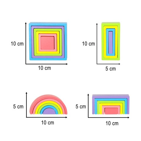 Klocki drewniane edukacyjne układanka tęcza puzzle montessori tęcza kolorowe Kik Sp. z o. o. Sp. k. Klocki drewniane edukacyjne układanka tęcza puzzle montessori tęcza kolorowe Kik Sp. z o. o. Sp. k.