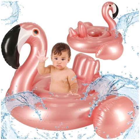 Kółko do pływania dla niemowląt koło pontonik dla dzieci z siedziskiem kółko plażowe flaming max 20kg 1-3lata 60 cm Kik Sp. z o. o. Sp. k. Kółko do pływania dla niemowląt koło pontonik dla dzieci z siedziskiem kółko plażowe flaming max 20kg 1-3lata 60 cm Kik Sp. z o. o. Sp. k.