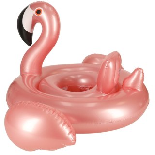 Kółko do pływania dla niemowląt koło pontonik dla dzieci z siedziskiem kółko plażowe flaming max 20kg 1-3lata 60 cm Kik Sp. z o. o. Sp. k.