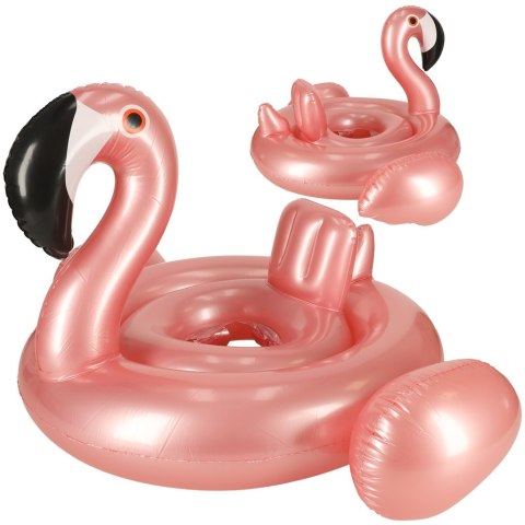 Kółko do pływania dla niemowląt koło pontonik dla dzieci z siedziskiem kółko plażowe flaming max 20kg 1-3lata 60 cm Kik Sp. z o. o. Sp. k. Kółko do pływania dla niemowląt koło pontonik dla dzieci z siedziskiem kółko plażowe flaming max 20kg 1-3lata 60 cm Kik Sp. z o. o. Sp. k.