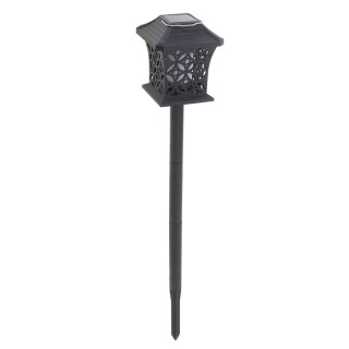 Lampa solarna ogrodowa ażurowa latarenka wisząca wbijana lampion 12 LED Kik Sp. z o. o. Sp. k.