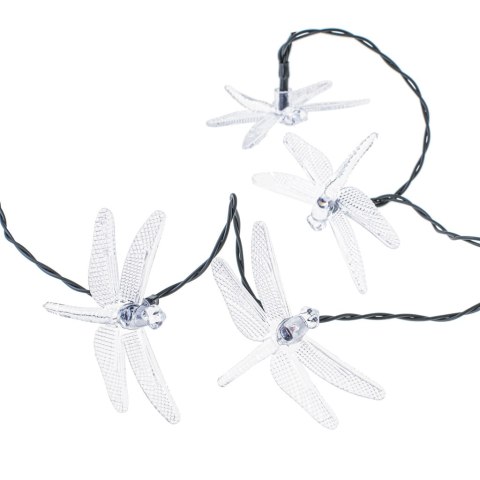 Lampki ogrodowe solarne ważki 6,5m 30LED multikolor Kik Sp. z o. o. Sp. k. Lampki ogrodowe solarne ważki 6,5m 30LED multikolor Kik Sp. z o. o. Sp. k.