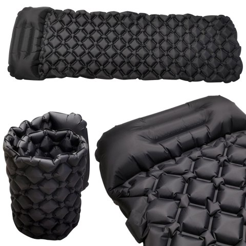 Mata turystyczna karimata materac 190x60x6cm czarna Kik Sp. z o. o. Sp. k. Mata turystyczna karimata materac 190x60x6cm czarna Kik Sp. z o. o. Sp. k.
