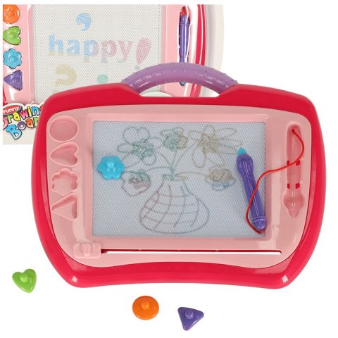 Tablica magnetyczna tablet do rysowania znikopis stempelki różowy XL Kik Sp. z o. o. Sp. k. Tablica magnetyczna tablet do rysowania znikopis stempelki różowy XL Kik Sp. z o. o. Sp. k.
