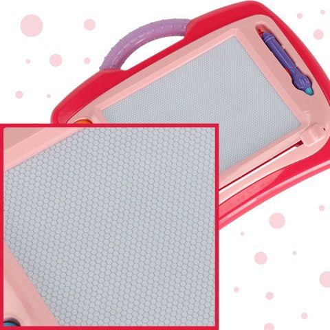 Tablica magnetyczna tablet do rysowania znikopis stempelki różowy XL Kik Sp. z o. o. Sp. k. Tablica magnetyczna tablet do rysowania znikopis stempelki różowy XL Kik Sp. z o. o. Sp. k.