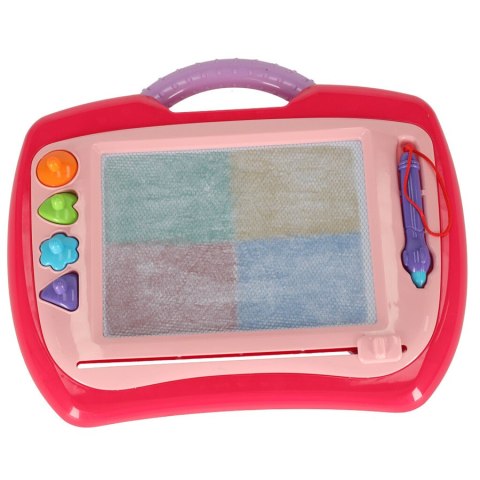 Tablica magnetyczna tablet do rysowania znikopis stempelki różowy XL Kik Sp. z o. o. Sp. k. Tablica magnetyczna tablet do rysowania znikopis stempelki różowy XL Kik Sp. z o. o. Sp. k.