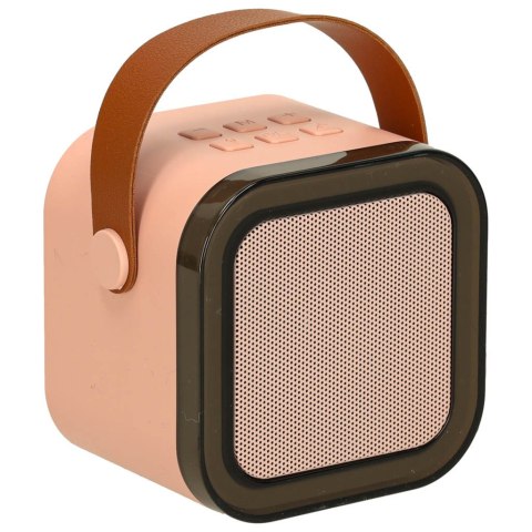 Zestaw do karaoke mikrofon + głośnik przenośny BLUETOOTH USB LED różowy Kik Sp. z o. o. Sp. k. Zestaw do karaoke mikrofon + głośnik przenośny BLUETOOTH USB LED różowy Kik Sp. z o. o. Sp. k.