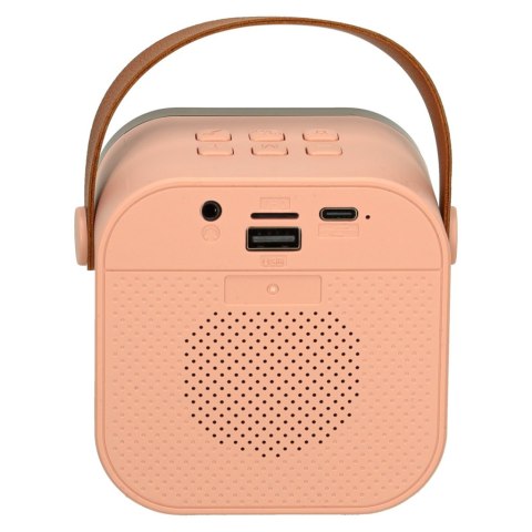 Zestaw do karaoke mikrofon + głośnik przenośny BLUETOOTH USB LED różowy Kik Sp. z o. o. Sp. k. Zestaw do karaoke mikrofon + głośnik przenośny BLUETOOTH USB LED różowy Kik Sp. z o. o. Sp. k.