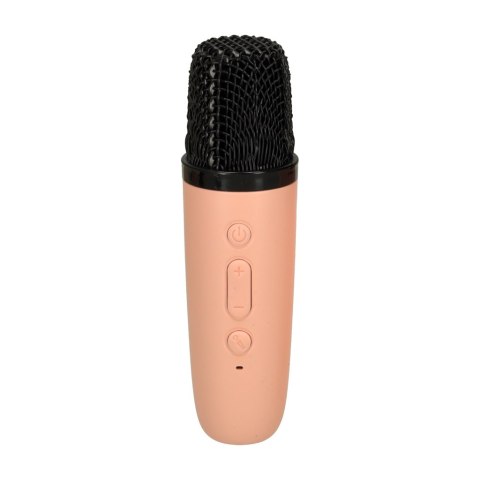 Zestaw do karaoke mikrofon + głośnik przenośny BLUETOOTH USB LED różowy Kik Sp. z o. o. Sp. k. Zestaw do karaoke mikrofon + głośnik przenośny BLUETOOTH USB LED różowy Kik Sp. z o. o. Sp. k.