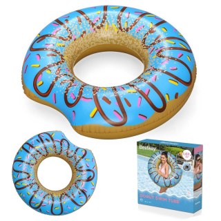 Dmuchane koło plażowe do pływania niebieski Donut 107cm BESTWAY Bestway