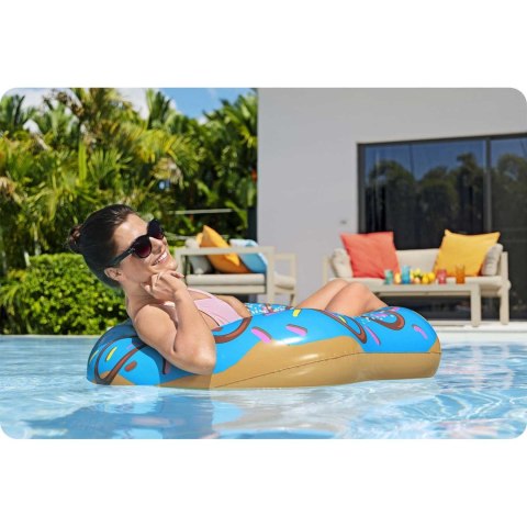Dmuchane koło plażowe do pływania niebieski Donut 107cm BESTWAY Bestway Dmuchane koło plażowe do pływania niebieski Donut 107cm BESTWAY Bestway