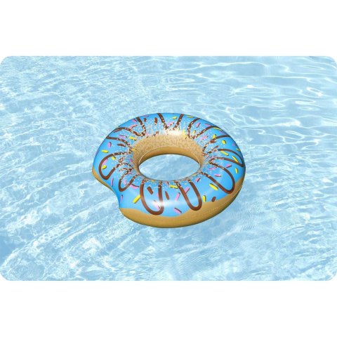 Dmuchane koło plażowe do pływania niebieski Donut 107cm BESTWAY Bestway Dmuchane koło plażowe do pływania niebieski Donut 107cm BESTWAY Bestway