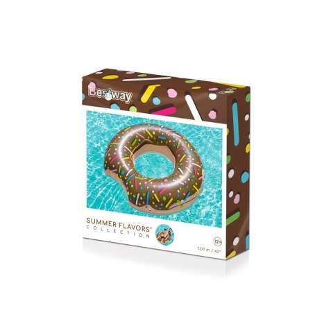 Kółko do pływania koło dmuchane BESTWAY 36188 donut brązowe 107cm Kik Sp. z o. o. Sp. k. Kółko do pływania koło dmuchane BESTWAY 36188 donut brązowe 107cm Kik Sp. z o. o. Sp. k.