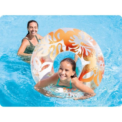Kółko do pływania średnica 91 cm 3 kolory INTEX 59251 pomarańczowy Intex Kółko do pływania średnica 91 cm 3 kolory INTEX 59251 pomarańczowy Intex