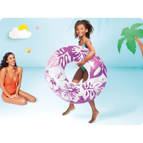 Kółko do pływania średnica 91 cm 3 kolory INTEX 59251 pomarańczowy Intex Kółko do pływania średnica 91 cm 3 kolory INTEX 59251 pomarańczowy Intex
