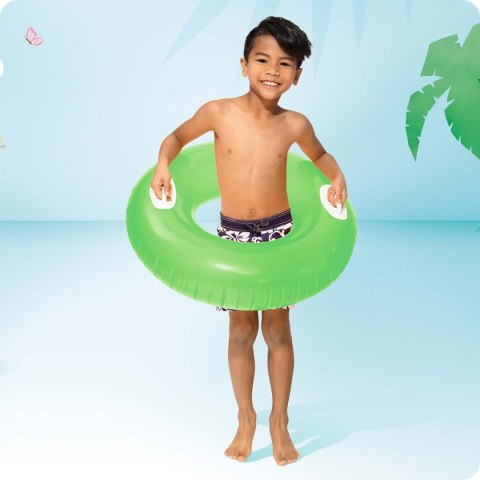 Kółko do pływania z uchwytami 76 cm zielone INTEX 59258 Intex Kółko do pływania z uchwytami 76 cm zielone INTEX 59258 Intex