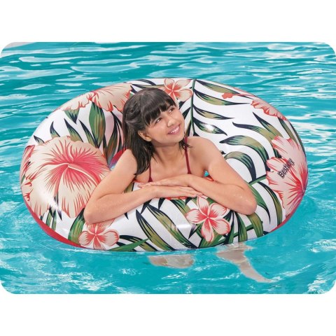 Koło do pływania 119cm Bestway 36237 różowy Bestway Koło do pływania 119cm Bestway 36237 różowy Bestway