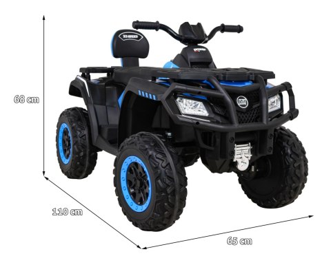 Quad XT-Speed dla dzieci Niebieski + Napęd 4x4 + EVA + Wolny Start + Radio MP3 + LED Quad XT-Speed dla dzieci Niebieski + Napęd 4x4 + EVA + Wolny Start + Radio MP3 + LED