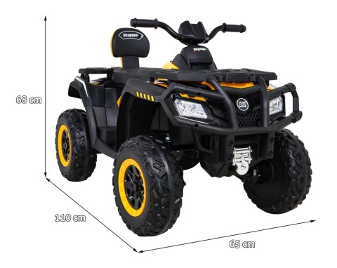 Quad XT-Speed dla dzieci Żółty + Napęd 4x4 + EVA + Wolny Start + Radio MP3 + LED Quad XT-Speed dla dzieci Żółty + Napęd 4x4 + EVA + Wolny Start + Radio MP3 + LED
