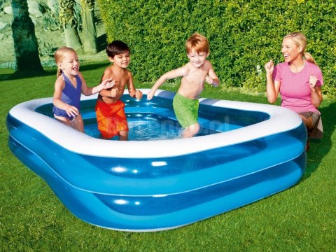 Basen dmuchany rodzinny 262 x 175 x 51 cm Bestway 54006 + pokrywa Bestway Basen dmuchany rodzinny 262 x 175 x 51 cm Bestway 54006 + pokrywa Bestway