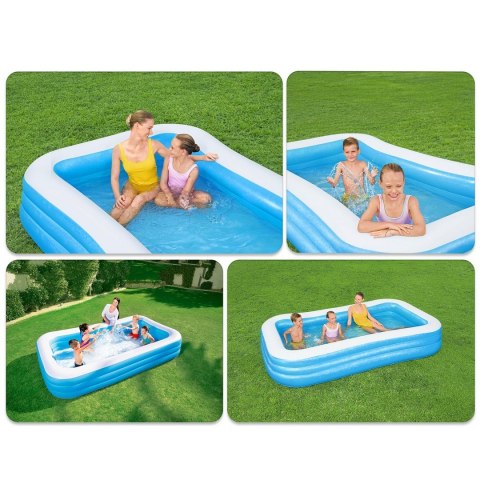 Basen dmuchany rodzinny 305x183x56cm Bestway 54009 Bestway Basen dmuchany rodzinny 305x183x56cm Bestway 54009 Bestway