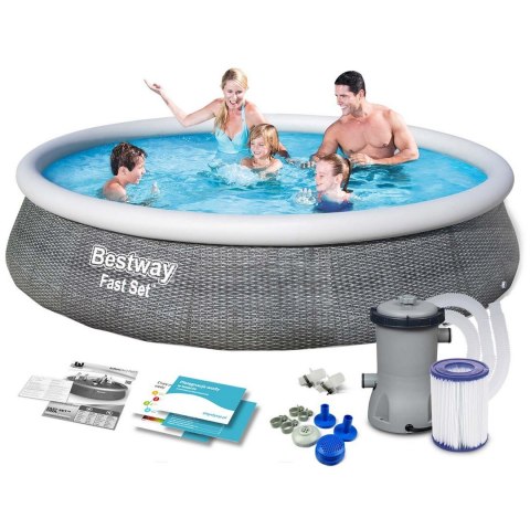 Basen ogrodowy rozporowy 396 x 84 cm 9w1 Bestway 57376 Bestway Basen ogrodowy rozporowy 396 x 84 cm 9w1 Bestway 57376 Bestway