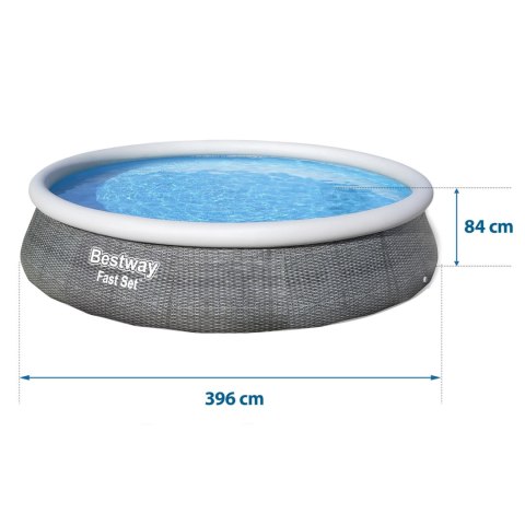 Basen ogrodowy rozporowy 396 x 84 cm 9w1 Bestway 57376 Bestway Basen ogrodowy rozporowy 396 x 84 cm 9w1 Bestway 57376 Bestway