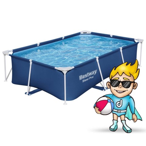 Basen ogrodowy stelażowy 259 x 170 x 61 cm Bestway 56403N Bestway Basen ogrodowy stelażowy 259 x 170 x 61 cm Bestway 56403N Bestway