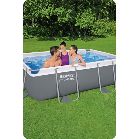 Basen ogrodowy stelażowy 282 x 196 x 84 cm 10w1 Bestway 56629N Bestway Basen ogrodowy stelażowy 282 x 196 x 84 cm 10w1 Bestway 56629N Bestway