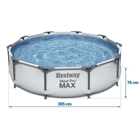 Basen ogrodowy stelażowy 305 x 76 cm 17w1 Bestway 56406 Bestway Basen ogrodowy stelażowy 305 x 76 cm 17w1 Bestway 56406 Bestway