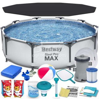 Basen ogrodowy stelażowy 305 x 76 cm 17w1 Bestway 56408 Bestway