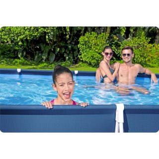 Basen ogrodowy stelażowy 400 x 211 x 81 cm 15w1 Bestway 56405N Bestway