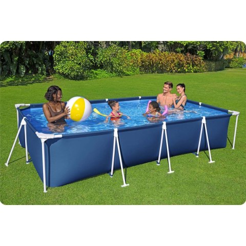 Basen ogrodowy stelażowy 400 x 211 x 81 cm 4w1 Bestway 56405N Bestway Basen ogrodowy stelażowy 400 x 211 x 81 cm 4w1 Bestway 56405N Bestway