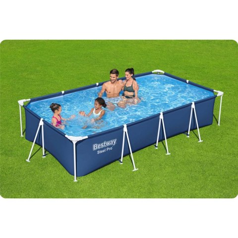 Basen ogrodowy stelażowy 400 x 211 x 81 cm 4w1 Bestway 56405N Bestway Basen ogrodowy stelażowy 400 x 211 x 81 cm 4w1 Bestway 56405N Bestway