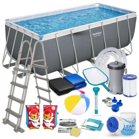 Basen ogrodowy stelażowy 412x201x122cm 18w1 Bestway 56456ND Bestway Basen ogrodowy stelażowy 412x201x122cm 18w1 Bestway 56456ND Bestway