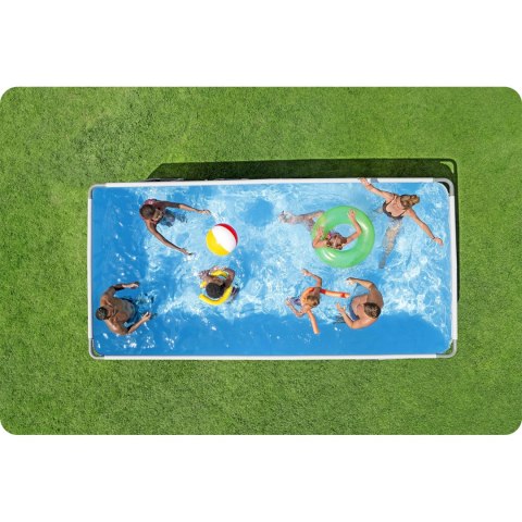 Basen ogrodowy stelażowy 488 x 244 x 122 cm 10w1 Bestway 561MB Bestway Basen ogrodowy stelażowy 488 x 244 x 122 cm 10w1 Bestway 561MB Bestway