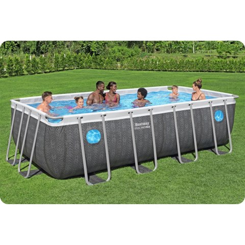 Basen ogrodowy stelażowy 488 x 244 x 122 cm 10w1 Bestway 561MB Bestway Basen ogrodowy stelażowy 488 x 244 x 122 cm 10w1 Bestway 561MB Bestway