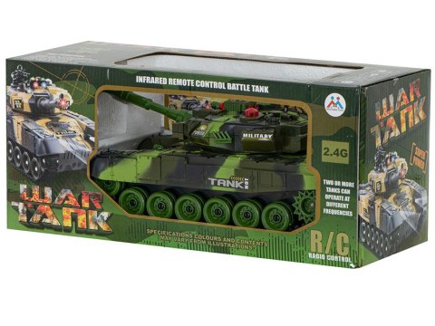Czołg zdalnie sterowany na pilota RC War Tank 9993 2.4 GHz kamuflaż leśny Kik Sp. z o. o. Sp. k. Czołg zdalnie sterowany na pilota RC War Tank 9993 2.4 GHz kamuflaż leśny Kik Sp. z o. o. Sp. k.