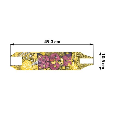 Grip tape papier ścierny do hulajnogi Pro - Cat Corns SOKE Grip tape papier ścierny do hulajnogi Pro - Cat Corns SOKE