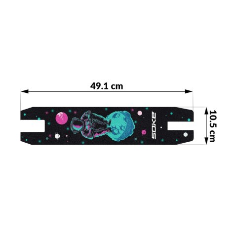 Grip tape papier ścierny do hulajnogi XTR - Planet SOKE Grip tape papier ścierny do hulajnogi XTR - Planet SOKE