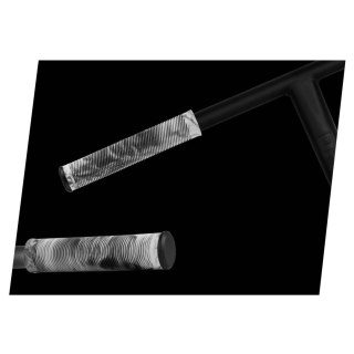 Gripy uchwyty do hulajnogi czarno - białe 160 mm G3 2 szt SOKE