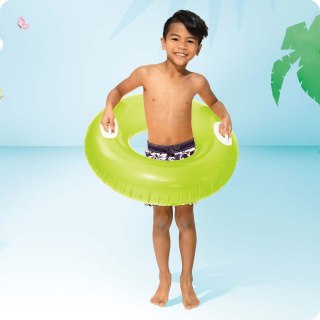 Kółko do pływania z uchwytami 76 cm żółte INTEX 59258 Intex