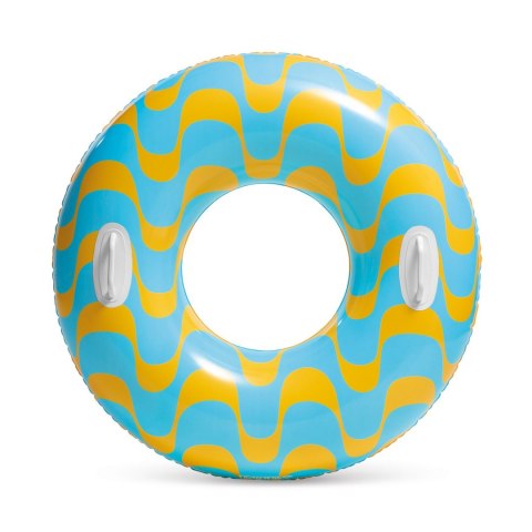 Koło do pływania niebieskie w zygzaki 91 cm Intex Intex Koło do pływania niebieskie w zygzaki 91 cm Intex Intex