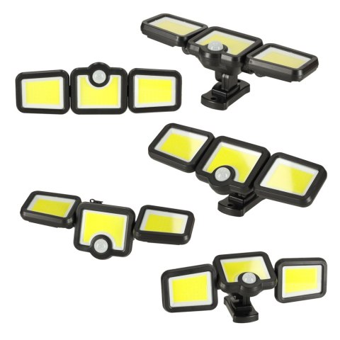 Lampa solarna LED 3w1 z czujnikiem ruchu zmierzchu Kik Sp. z o. o. Sp. k. Lampa solarna LED 3w1 z czujnikiem ruchu zmierzchu Kik Sp. z o. o. Sp. k.